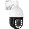 SANNCE 4K PTZ Telecamera Esterno PoE, Zoom Ottico 20X, Pan & Tilt 350°/90°, Visione Notturna a Colori, Rilevamento Persone, Audio Bidirezionale, Tracciamento Automatico, IP66 Impermeabile