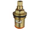 Toolstar - Cartuccia per rubinetto, 1 pezzo, valvola a cartuccia a disco in ceramica con 20 ingranaggi in ottone, valvole di ricambio per rubinetto per miscelatore da cucina e bagno (tipo D a