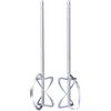 Einhell - Malta a doppio agitatore (accessorio per miscelatore/malta, adatto per miscelatore monocolore TE-MX 1600-2 CE Twin, Ø 120 mm, lunghezza 550 mm)