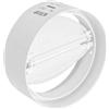 First Giunto per tubi tondi in abs con valvola a farfalla per griglie di aerazione 100mm
