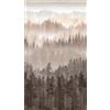 Livingwalls Travel Styles - Carta da parati in tessuto non tessuto, motivo: foresta in marrone e beige, per diversi ambienti, 1,59 m x 2,80 m