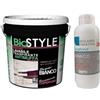 Generico Chromastore Biostyle pittura murale lavabile traspirante antimuffa LT14 per interni omaggio 1 LT Areafond termico fissativo termico anticondensa
