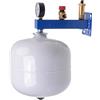 Aqbau® Set Vaso di espansione con membrana 18 litri con gruppo di sicurezza per acqua potabile, serbatoio di compensazione della pressione, serbatoio di compensazione bianco, serbatoio a pressione con