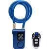 Saiyana Lucchetto per bici elettrica con allarme sonoro, antifurto per scooter, cavo in acciaio inossidabile, resistente al taglio, per porta del cancello della moto, catena antifurto per bicicletta, catena