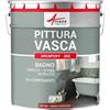 ARCANE INDUSTRIES Resina per la ristrutturazione della vasca e del lavandino piatto doccia smalto bagno - ARCAPOXY - 262-1 kg (fino a 3 m² in 2 strati) Rosso Pomodoro - RAL 3013