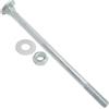 AERZETIX Set di 10 bulloni viti a testa tonda con quadro sottotesta M10x170mm / rondelle e dadi M10 / acciaio zincato/per fissaggio e assemblaggio