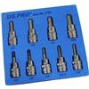 US PRO Tools 9 pz 3/8 DR Hex Allen Bussole 48 mm di lunghezza 3-10 mm 2152