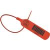 Yhuasia Fascette Plastica, 100 pcs Targhette Portachiavi, Sigilli diSicurezza, Fascette con Etichetta Per i Vestiti, i Portachiavi, l'Etichettatura (Rosso)