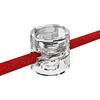 ZOHAR 6 pz Decentratore da Soffitto per Cavi Elettrici, [TRASPARENTE, ABS] Decentratore a Soffitto, Decentratore Lampadario, Gancio da Soffitto o Parete, Decentratore Cavo Elettrico, Fermacavo