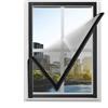 VOLLENC Zanzariera per Porte 115x145cm Nero Anti-Zanzare Porte Punch 0 Rete Fine, Tenda Zanzariera Porta Ingresso