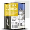JOVIRA PINTURAS Pittura Antimuffa. Previene la muffa. Resistente alla comparsa di muffe sui muri. Aspetto opaco. (750 Millilitri, Perla)