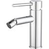VALAZ Rubinetto Bidet Cromato | Apertura a Freddo, Miscelatore Lavabo Bagno Acqua Fredda e Calda, Risparmio Acqua | Installazione Facile e Veloce | Ottone, Inossidabile, Elegante, Serie Ason