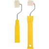 DIYEAH Rullo per Pittura Murale Mini in Acciaio Zincato e Plastica Pp Set per Pittura Uniforme e Facile da Trasportare per Ritocchi e Lavori di Piccole Dimensioni