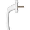 PEB FIGURA:FE1137 MARTELLINA 'DK' PER INFISSI ALLUMINIO mm. 28x150 cf. 2 pz. (BIANCA (RAL 9010))