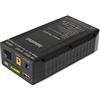 TalentCell Powerbank, batteria esterna, batteria agli ioni di litio 24/12/5 V, ricaricabile, 82,88 Wh 22400 mAh, con caricatore, per strisce LED, telecamere CCTV e altro, colore: Nero