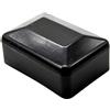 DOJA Barcelona Tappi per Pali di Recinzione - Pack 12 - Colore Nero - 80x60mm, Protezione Efficace - Tappi Rettangolari con Design Contemporaneo - Copripalo Resistente con Finitura di Alta Qualità