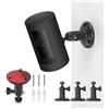 Tyeyober Supporto per telecamera autoadesivo con filettatura da 1/4-20 pollici,supporto da parete per Ring Stick Up Cam,Ring Stick Up Cam Battery,Arlo Pro 4,Arlo Essential Spotlight,Supporto regolabile a 360°