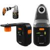 MAYILON M9912 Cuffia di Aspirazione della Polvere per Foratura con Livello Laser, per Trapano da Parete (Compatibile con Trapano a Massimo 13mm)