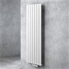 doporro Radiatore Verticale da Bagno 160x54cm, Radiatore a Pannello Termoarredo da Parete e Pavimento in Acciaio, Bianco