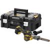 DEWALT Levigatrice de banda sin escobillas XR 18V 13mm sin cargador/batería con maletín TSTAK per artigiani e fai da te, per lavori precisi e rapidi, 13mm
