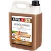 LEVEL PLUS Olio di lino Firnis 5 litri, protezione del legno, doppia cottura, cura del legno, olio per legno, asciugatura rapida, protezione naturale del legno, senza resina RM33
