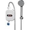 Xujuika Scaldacqua Elettrico Istantaneo, Minis Scaldabagno Istantaneo Doccia, Doccia Con Riscaldatore Istantaneo, Boiler Elettrico Portatile Per Doccia, Riscaldatore Doccia Elettrico Per Bagno, 3500W, 110 V