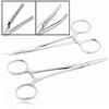 Sconosciuto 2PCS Hemostat Forceps Straight & Curved Stainless Steel Locking Clamp for fishing, sewing, doll stuffing, most any hobby needs