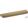 SOTECH 10 pezzi di maniglie per mobili in bianco Tommy look ottone spazzolato 200 mm maniglie per porte per il montaggio sul lato interno del frontale incl. viti di fissaggio