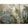 murando Carta da parati Foglie 200x140 cm Fotomurali in TNT Murale alla moda Decorazione da Muro XXL Poster Gigante Design Cameretta Carta per pareti Natura Palme Effetto cemento verde b-C-10082-a-a