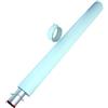 FF FF FF Prolunga Coassiale Ø60/100 mm L50 cm Alluminio con Manicotto e Fascetta - Tubo Esterno Bianco