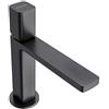 Mai & Mai Rubinetto Miscelatore Monocomando19,6cm, Rubinetto Bagno Lavabo Bidet Lavandino WAO-7901 Nero Opaco