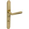 Gedotec MANIGLIA finestra ottone halbolive - Modello Vecchio Vienna fenster-olive mit 7 mm QUADRATA LUCIDO BRILLANTE drehkipp-rasterolive senza serratura a cilindro qualità del marchio per zona living