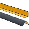 ProfiPVC Profilo Angolare PVC 30x30 mm - Listello di protezione in plastica flessibile - Striscia autoadesiva - Riparo dei profili angolari e bordi, facile da installare - 200cm, Antracite