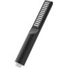 Inbagno Doccino Slim Monogetto Da 23,5 Cm Nero Opaco In ABS Anticalcare E Attacco Standard Hidra