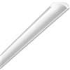 MASTERBRICO Cornici in Polistirolo per Soffitto e Pareti 20 metri | Cornici Polistirolo Decorative Bianche Verniciabili, Set 10 Barre da 2 Metri - Ideali per Quadri, Porte
