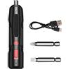 Générique Kit cacciavite elettrico, cacciavite elettrico senza fili | Set di cacciaviti PC wireless ricaricabile,Utensili elettrici ad alta coppia per elettronica telefono fotocamera computer portatile orologio