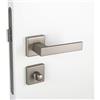 Gedotec Maniglia in alluminio per porta in acciaio inox - PUSH 1317 Ö BB - Barre colorate - Coppia di maniglie argento per porte interne - 1 Set