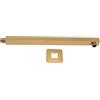 Cyrank Braccio di Prolunga Per Soffione Doccia Montato a Parete, Supporto Per Soffione Doccia, Tubo Doccia Color Oro
