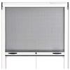 kolidur Zanzariera Finestra A Rullo Scorrevole - Verticale Riducibile In Alluminio Verniciato Fai Da Te Istruzioni e Accessori Inclusi Bianco (100x160+frizione+rullo 3 cm)