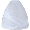 H4L Lampada in vetro alabastro, bianco, Ø 230 mm, vetro di ricambio rotondo, lampada a sospensione in vetro E27