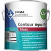 Sigma Coatings Gloss Contour Aqua PU Premium PU di tra e posizione rivestimento bianco lucido interno & esterno 2,5 litri