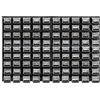 KADAX Scaffale da parete per officina, 116x78cm Sistema di stoccaggio in plastica robusta, Scaffale da officina resistente ai raggi UV, Pannelli da parete espandibili, Scaffale a scomparti per garage