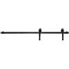 V2Aox Kit Sistema Scorrevole per Porte Biniario Divina Porte Scorrevole Acciaio 1830 2440 mm V2Aox, Lunghezza:244 cm