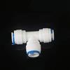 SENRISE Raccordo per Filtro dell'Acqua SENRISE Connettori a Innesto Rapido Connettore Rapido per Sistema di Filtro ad Osmosi Inversa dell'Acqua RO (Connettore a T Uguale da 3/8, 3PCS)