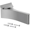 Gedotec Reggimensola di design - Mensola a muro in metallo - Anodizzato Argento | Staffa per mensola per impieghi gravosi | MAFO | Spessore ripiano 6-30 mm | Supporto per ripiano | 1 Pezzo