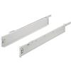 Gedotec Sistema di cassetti Guida per cassetti Estrazione parziale Cassetto per armadio da cucina | Lunghezza nominale: 450 mm | Guida con telaio Portata 25 kg | Guida a rulli Altezza 86 mm