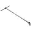 Gloriashoponline CHIAVE BUSSOLA 8 MM DOPPIO SNODO TESTA SNODABILE MANIGLIA A T LUNGA 44 CM