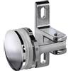 Gedotec Cerniera per porta in vetro - mobili, vetrina, porta d'ingresso - apertura a 105 ° - ottone cromato - spessore del vetro 4 - 6 mm - senza bloccare, 1 pezzo