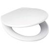 IDROTOP Copriwater UNIVERSALE SCHWAB STAR TERMOINDURENTE BIANCO cerniera inox normale o rallentata soft close