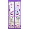 Ohmais Tenda Zanzariera Magnetica per Porta con Calamita per Porte Impedendo Agli Insetti di Entrare 90x220CM fiore viola